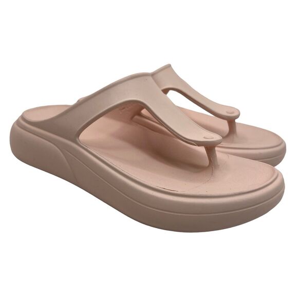 Stuart Weitzman Shoes - Stuart Weitzman Women Stuflex T-Strap Slide Sandals Size 5